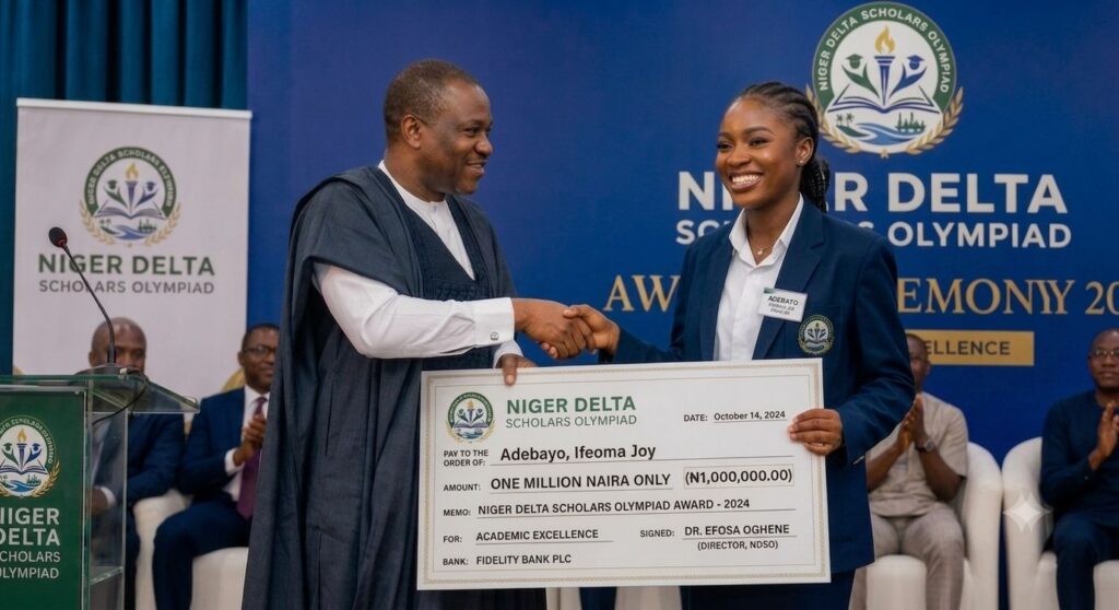Home page award image for Niger Delta Scholars Olympiad Competition