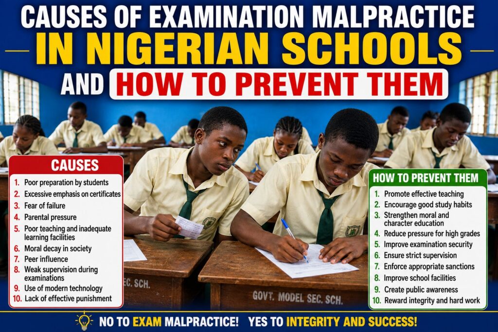 file Causes of Examination Malpractice in Nigerian Schools and How to Prevent Them