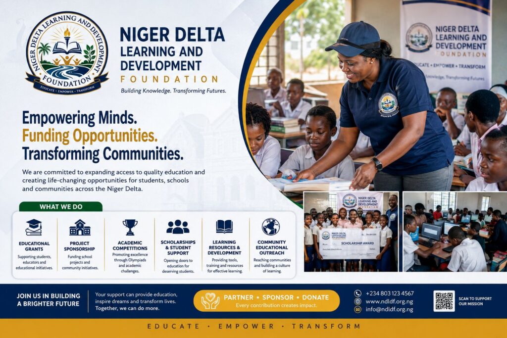 file about Niger Delta Learning and Development Foundation NDLDF