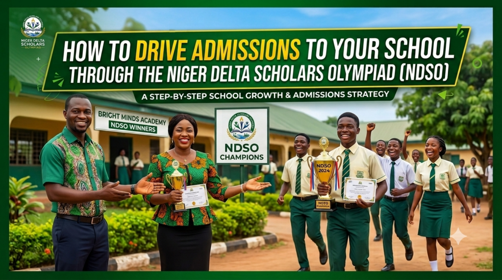 HOW TO DRIVE ADMISSIONS TO YOUR SCHOOL THROUGH THE NIGER DELTA SCHOLARS OLYMPIAD (NDSO