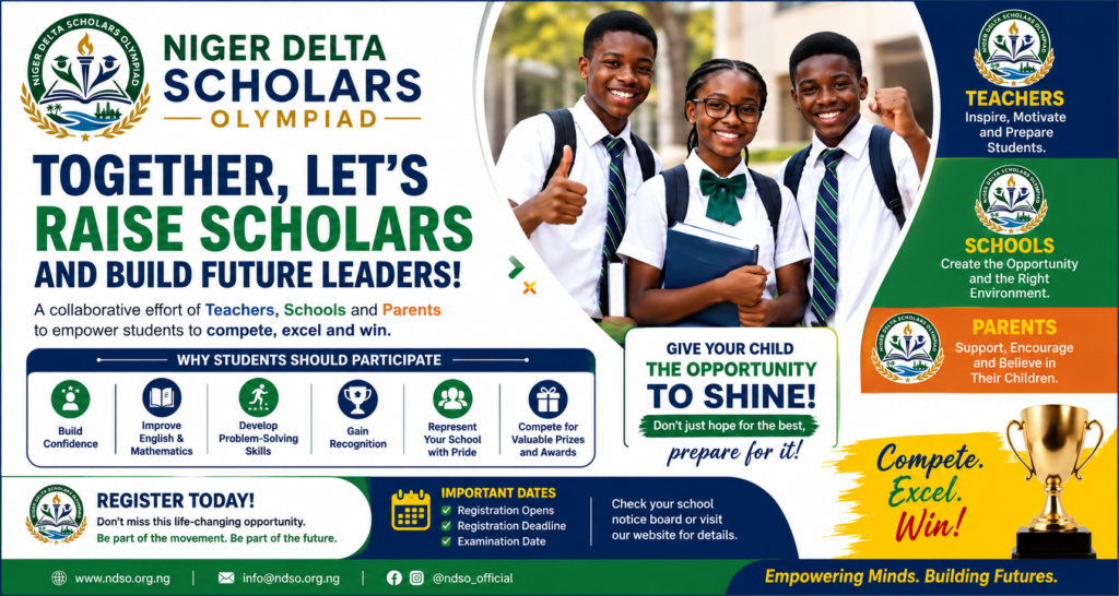 HOW TEACHERS, SCHOOLS AND PARENTS CAN ENCOURAGE STUDENTS TO PARTICIPATE ACTIVELY IN THE NIGER DELTA SCHOLARS OLYMPIAD